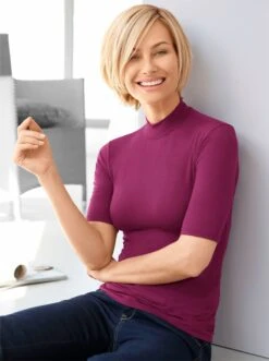 Blazershirt - Himbeerrot