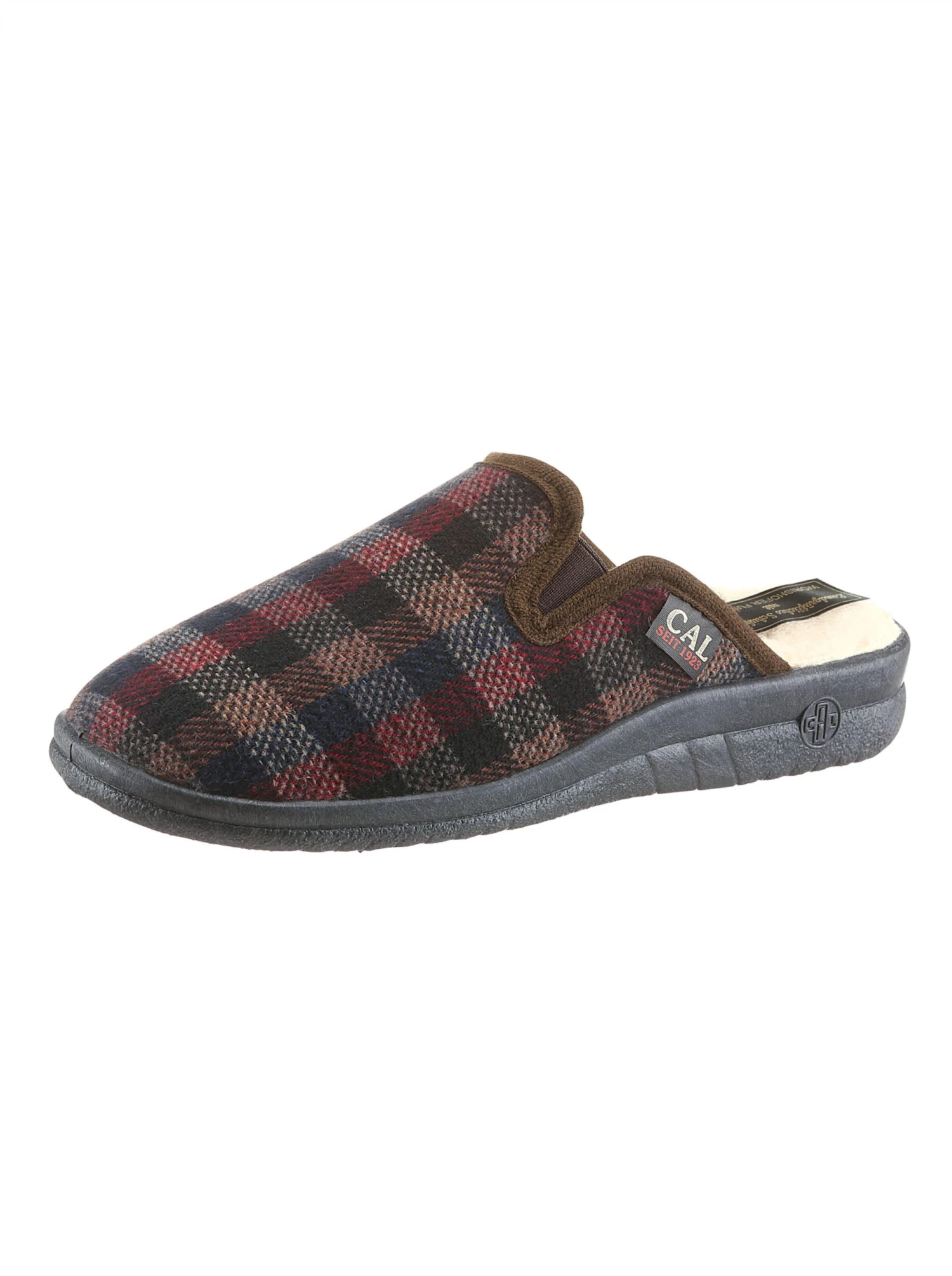 Pantoffel - Braun-kariert – Bild 2