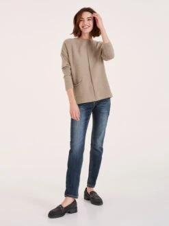 Heine Pullover - Taupe