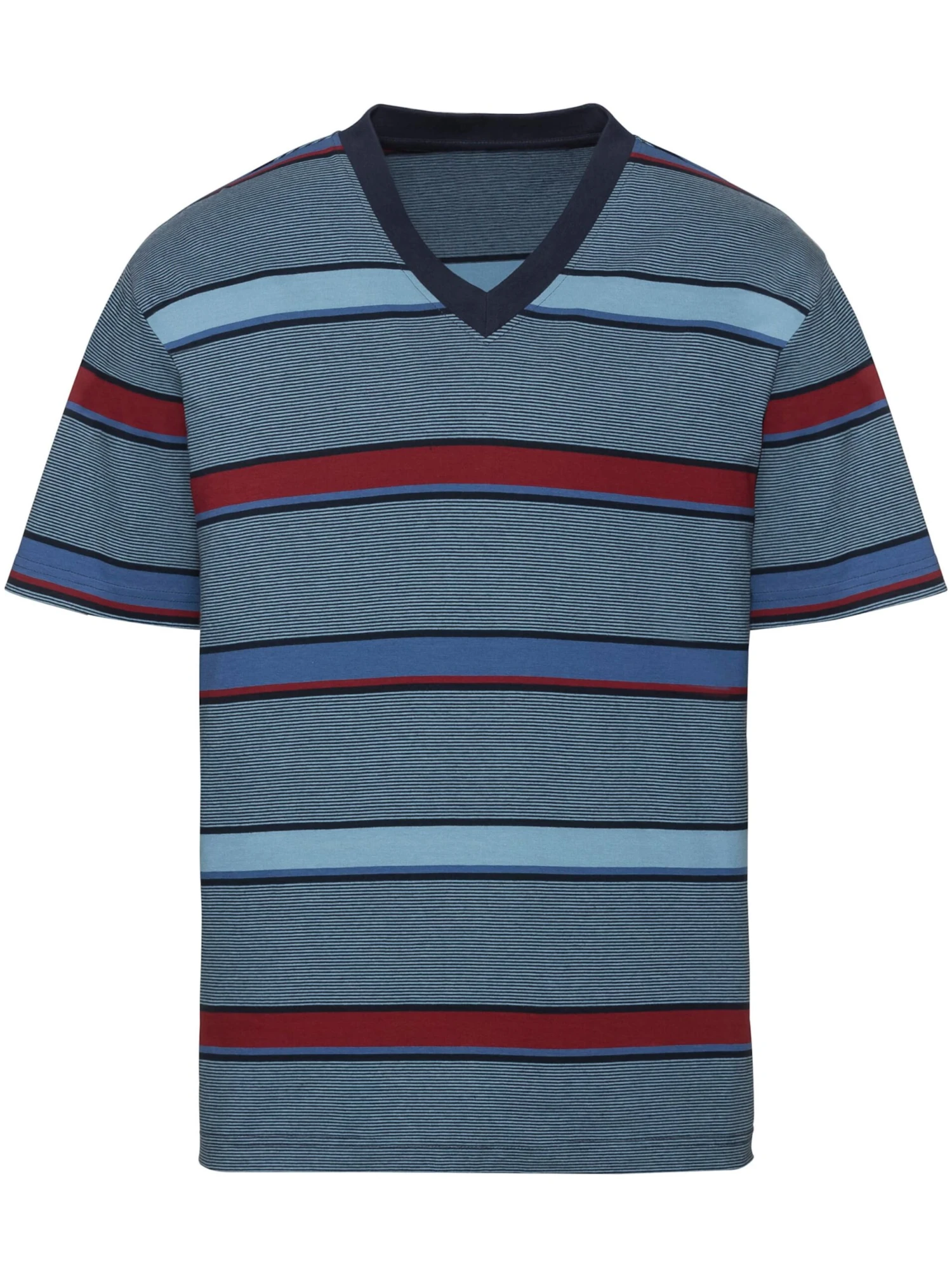 Shorty - Marine-rot-gestreift – Bild 4