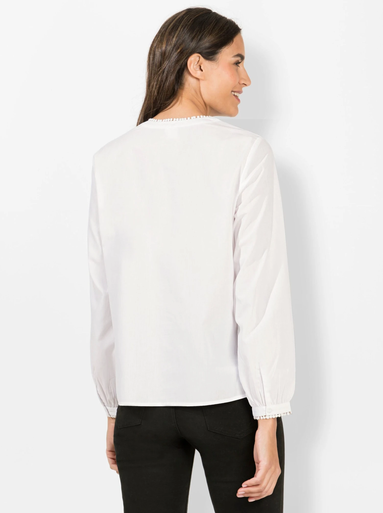 Schlupfbluse - Ecru – Bild 3